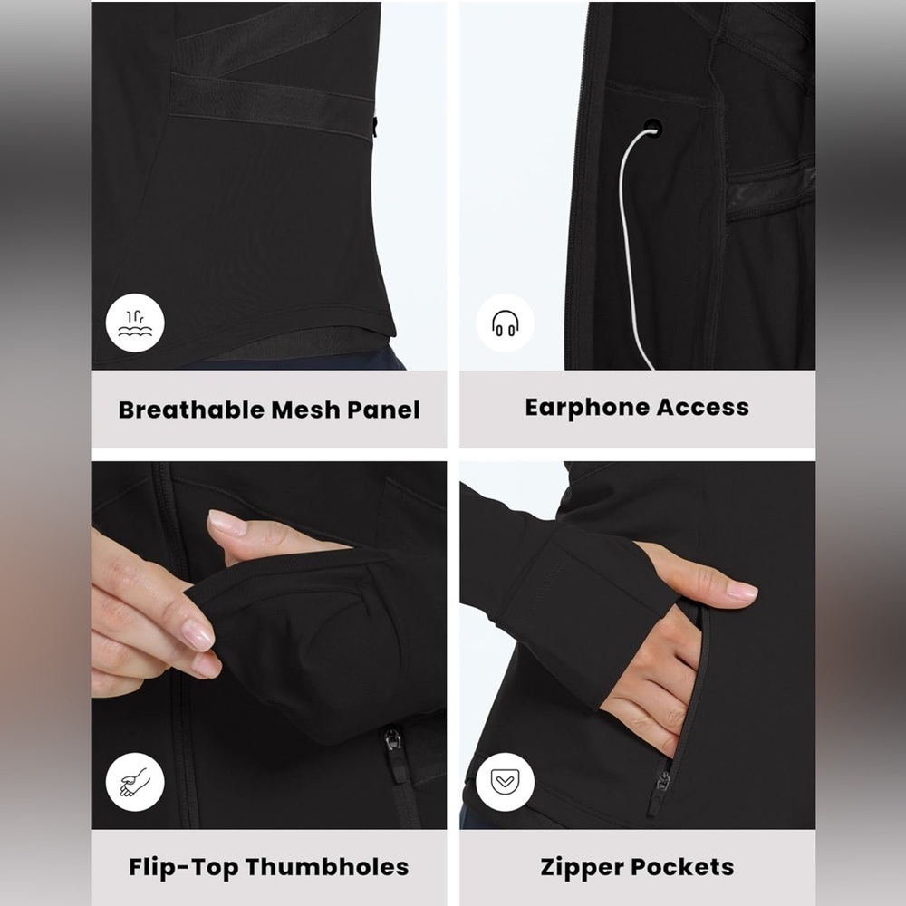 Slim Fit Workout Jacket - Picture 10 of 10